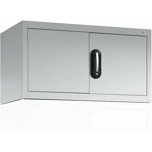 C+P Zgornja omarica s krilnimi vrati ACURADO, VxŠxG 500 x 930 x 400 mm, svetlo siva
