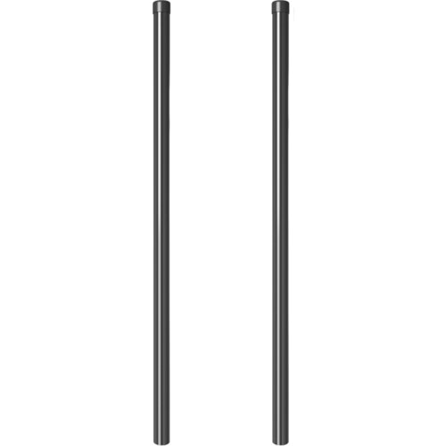 VidaXL Ograde 2 pcs Siva 120 cm Čelik s pra&amp;scaron;kastim premazom Slike