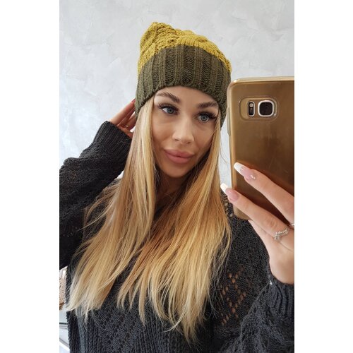 Kesi Beanie with fleece Paris K212 kiwi+khaki Slike