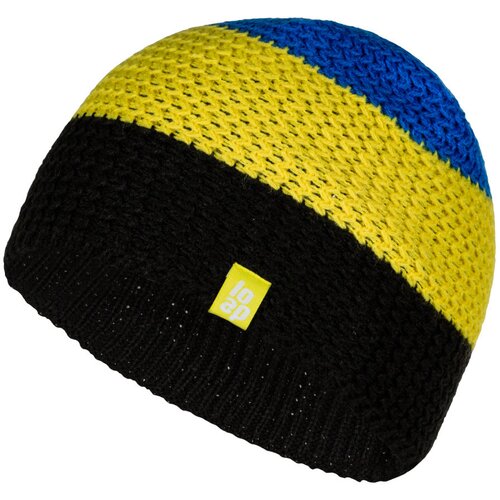 LOAP Children&amp;#039;s winter hat ZOLIK Black/Yellow/Blue Slike