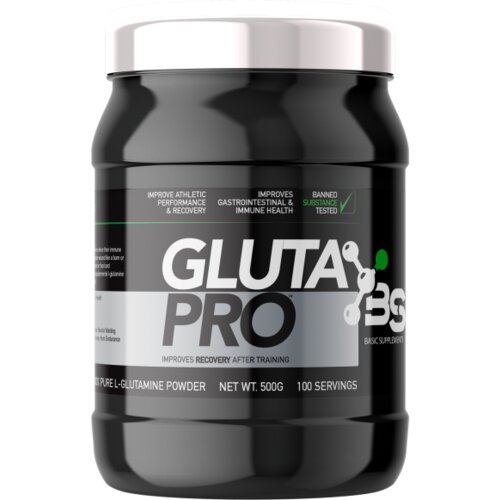 Basic Supplements gluta pro – glutamin za oporavak i imunitet 500g Cene