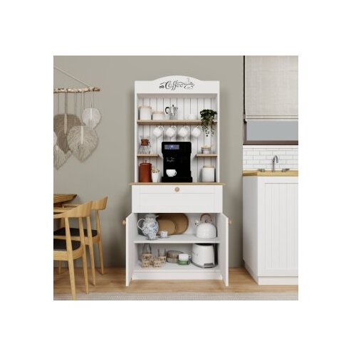 Hanah home Lucas 1600-93 White Coffee Stand Slike