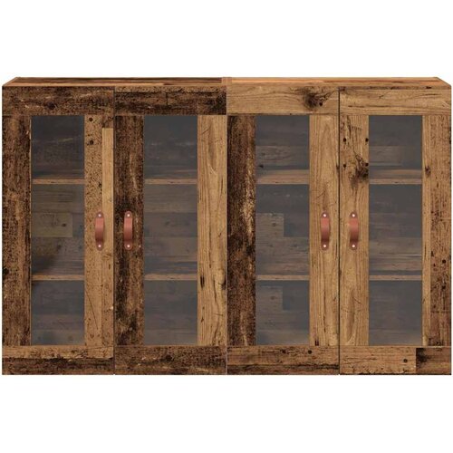  Zidni ormari 2 kom. Staro drvo 69,5 x 34 x 90 cm Slike