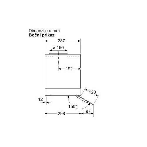 Bosch ugradbena napa DBB67DP60 Slike