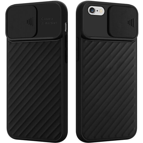 Cadorabo Ohišje, združljiv z Apple v Matt Black - Zaščitni pokrov iz fleksibilnega silikona TPU in z zaščito pred kamero, (20590638) Cene