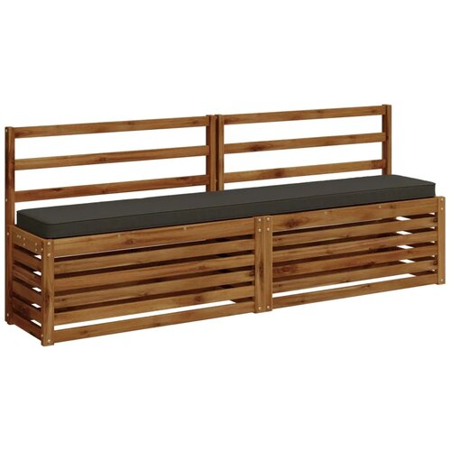  Jastučići za klupe - 2 dijela VUGHT 2 pcs 100% poliester - Antracit (melange) 200 x 30 cm 2 Cijene