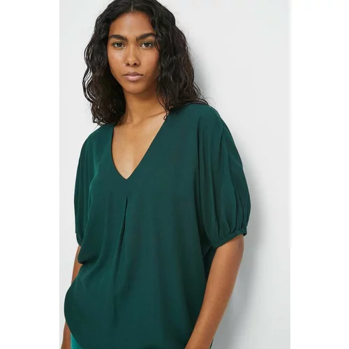 Medicine Bluza za žene, boja: zelena, glatka