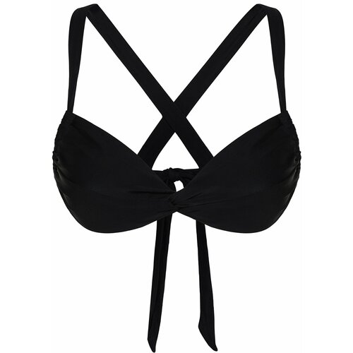 Trendyol Black Bralette Knotted Bikini Top Cene