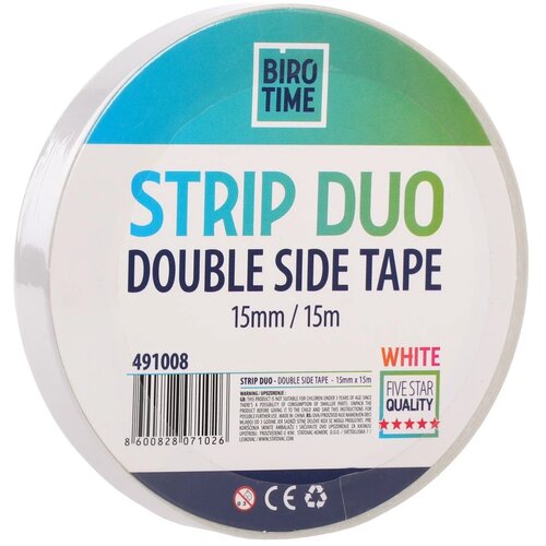  Strip duo, obostrani selotejp, 15mm x 15m, bela ( 491008 ) Cene