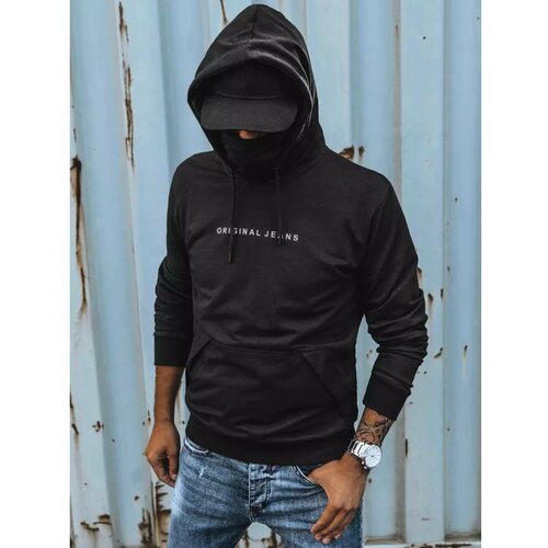 DStreet Black men's hoodie BX5330 Slike