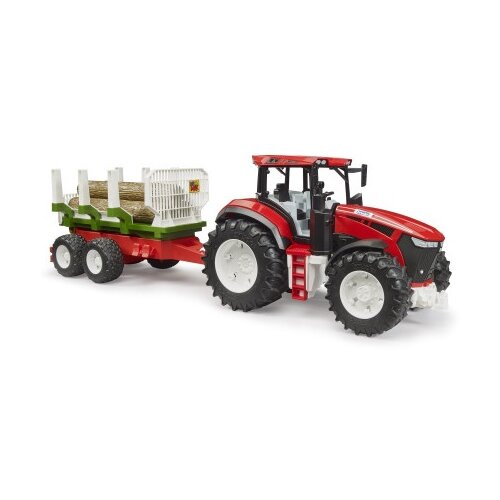 Bruder Roadmax traktor s prikolicom za drva s 3 trupca 03453 Cene