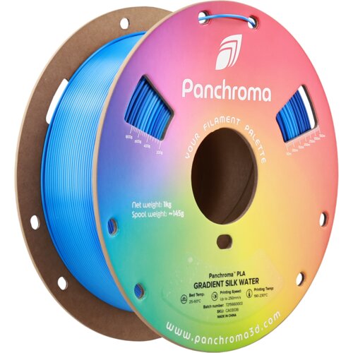 Polymaker Panchroma&amp;trade; PLA Gradient Silk Water - 1,75 mm / 1000 g Slike