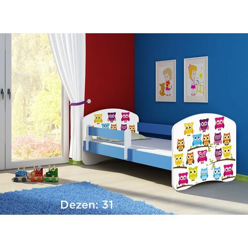 ACMA dečiji krevet II 140x70 + dušek 6 cm BLUE31 Slike