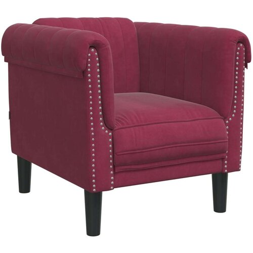 VidaXL 3-dijelni set sofa crvena boja vina bar&amp;scaron;unasti Slike