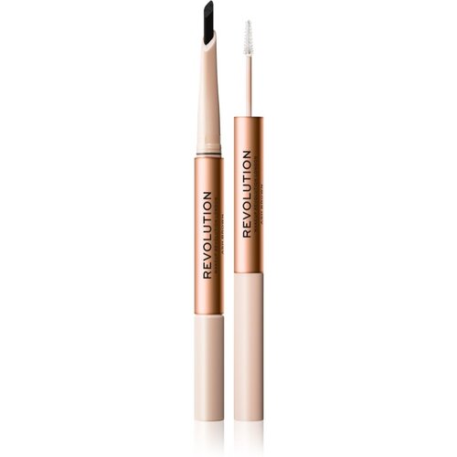 Revolution olovka i gel za obrve 2 u 1 Fluffy Brow Duo Ash Brown 0.12g+1ml Cene