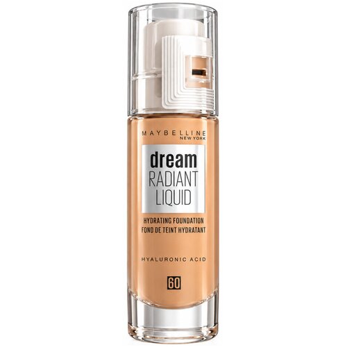 Maybelline Pudri &amp;amp; podlage Dream Radiant Liquid Foundation - 60 Caramel Bež Slike