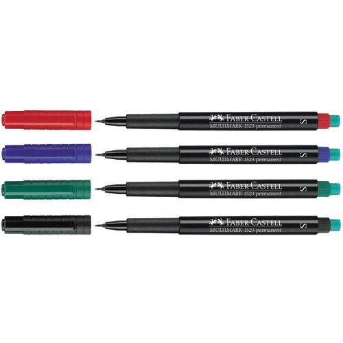  PERMANENTNI 0,4MM MULTIMARK FABER CASTELL 152304/4BOJE Slike