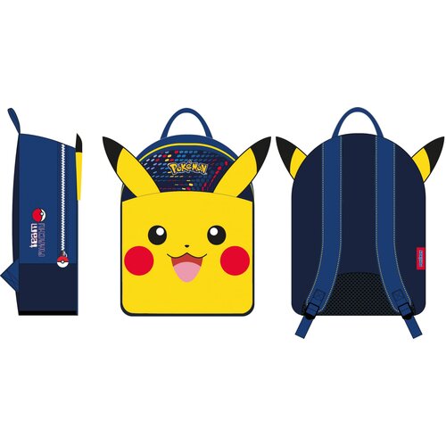 LA PLUME DOREE Pokemon - Pikachu Junior Backpack Blue (32 cm) Slike