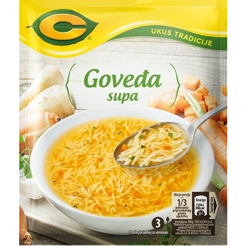 C proizvodi Supa C goveđa ukus tradicije 37g Cene
