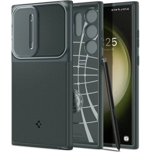 Spigen OPTIK ARMOR maska za GALAXY S23 ULTRA ABYSS GREEN Cijene
