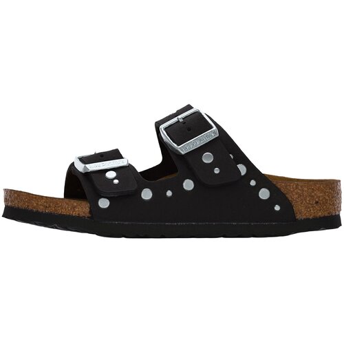 Birkenstock Odprti čevlji 'Arizona Rivets' črna Cene