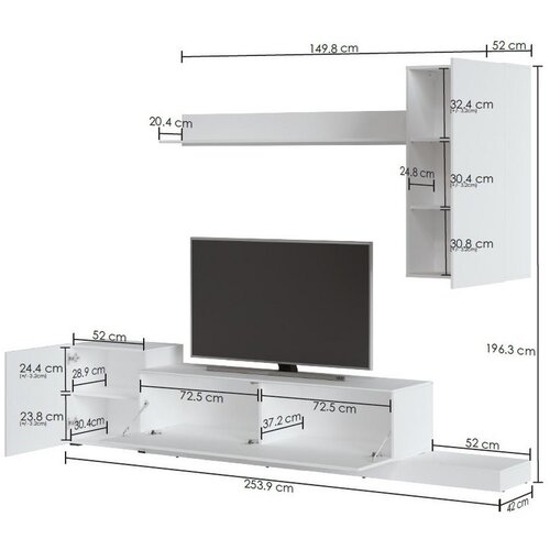 Modern Living Dnevni Regal Rimini Slike