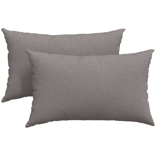  Jastučići za sofu 2 pcs Sivo-smeđa 50 x 30 cm tkanina Slike
