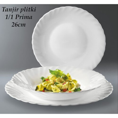 Bormioli set plitkih tanjira Prima 6/1 000264 Slike