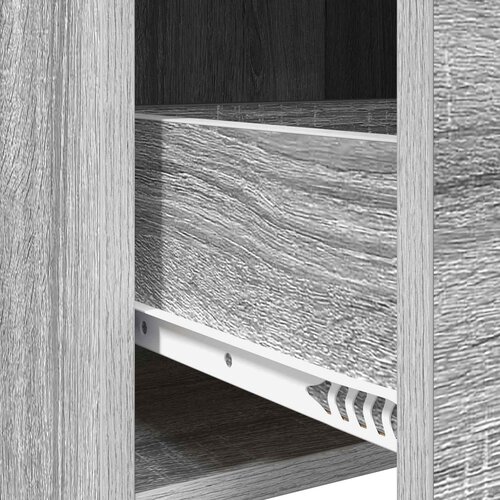  Kreveta Siva Sonoma 40 x 36 x 80 cm Konstruirano drvo Slike