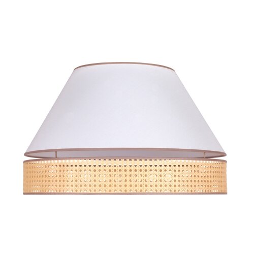  duolla - plafonsko svetlo avignon 3xE27/15W/230V &amp;oslash; 60 cm belo/ratan Slike