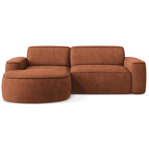 Makamii Kutna garnitura od &amp;scaron;enila boja terakote (s lijevim kutom/s ležaljkom) Omao &amp;ndash; Slike