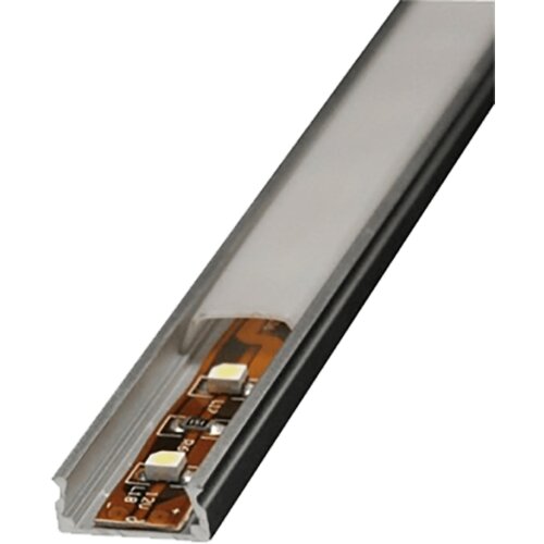 Mkc Kanalica za LED trake 40F, 2m, Siva Slike