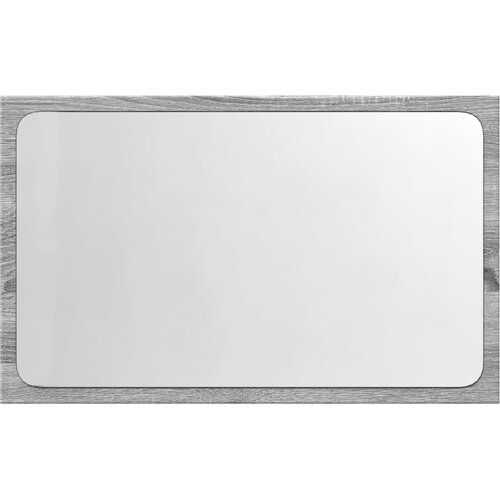  LED kupaonsko ogledalo boja sivog hrasta 60x8,5x38 cm drveno Slike