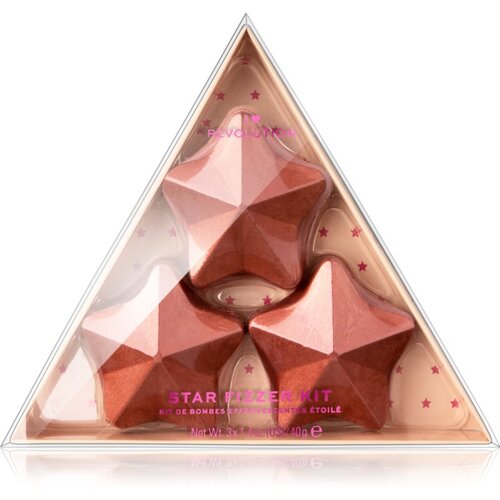 Revolution Fizzer Kit Star raznobojne šumeće tablete za kupku 120 g Cijene