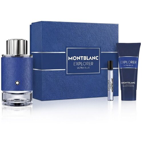 Montblanc Explorer Ultra Blue EDP 100 ml + EDP MINI 7.5 ml + SG 100 ml (man) Slike