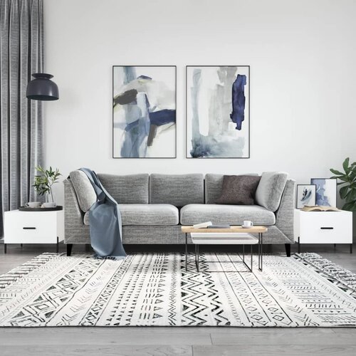 VidaXL Stolići za kavu 2 kom bijeli 50x50x40 cm od konstruiranog drva Slike