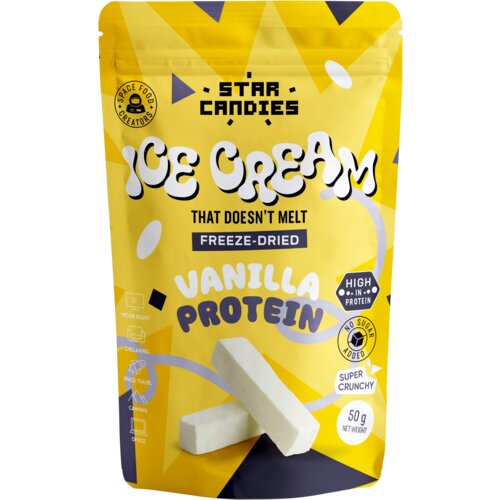 Star CANDIES freeze-dried vanilla protein ice cream - 50 g Cene