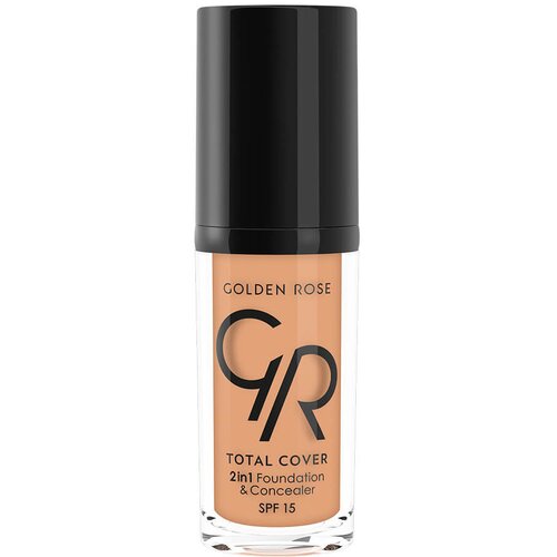 Golden Rose Total cover 2u1 puder i korektor 008 30ml Slike