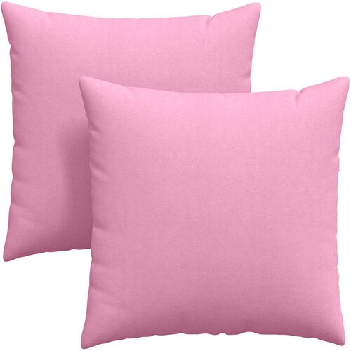 VidaXL jastučići za sofu 2 pcs ružičasta 60 x 60 cm tkanina Slike