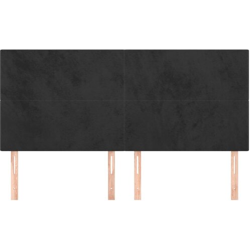  Uzglavlje crno 160x5x118/128 cm bar&amp;scaron;unasto Slike