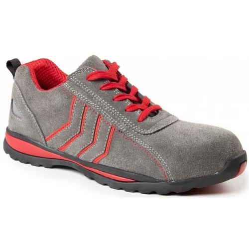  nizki delovni čevlji MAX-POPULAR FUSION, št. 45, sivo/rdeč