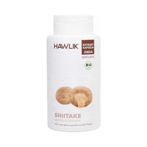 Hawlik Shiitake ekstrakt kapsule, bio - 240 kaps.