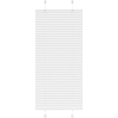 VidaXL Plisirana roleta bijela 60x150 cm &amp;scaron;irina tkanine 59,4 cm Slike