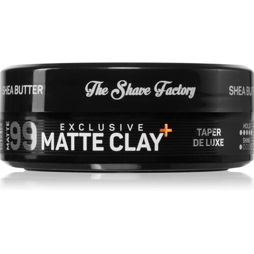 The Shave Factory Exclusive Matte Clay mat glina za oblikovanje las ultra močna fiksacija 150 ml Cene