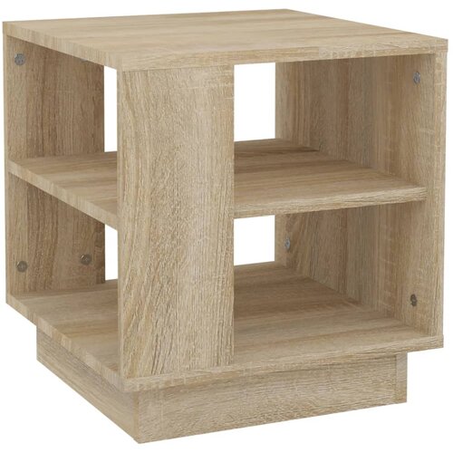 Maison Chic Klubska mizica - kavna mizica - Nizka mizica sonoma hrast 40x40x43 cm konstruiran les, (21752949) Slike