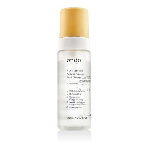 Ondo Beauty 36.5 PONG-PONG PHA & Saponaria Purifying Foaming Facial Cleanser pjena za čišćenje lica za sve vrste kože 150 ml unisex Cijene