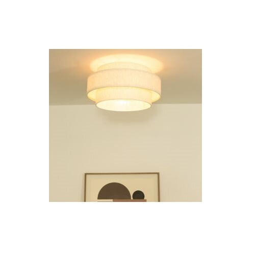  plafonsko svetlo boho 1xE27/60W/230V prečnik 40 cm belo Slike