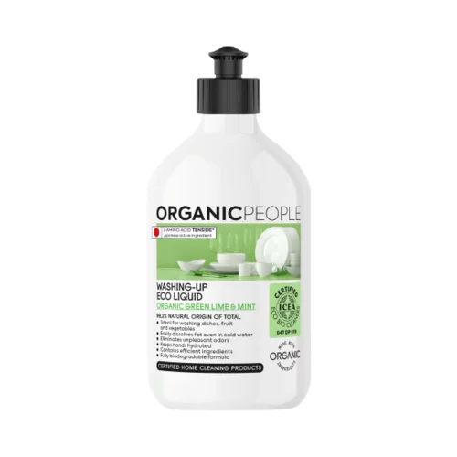Organic People ekološki deterdžent za pranje posuđa - limeta i menta