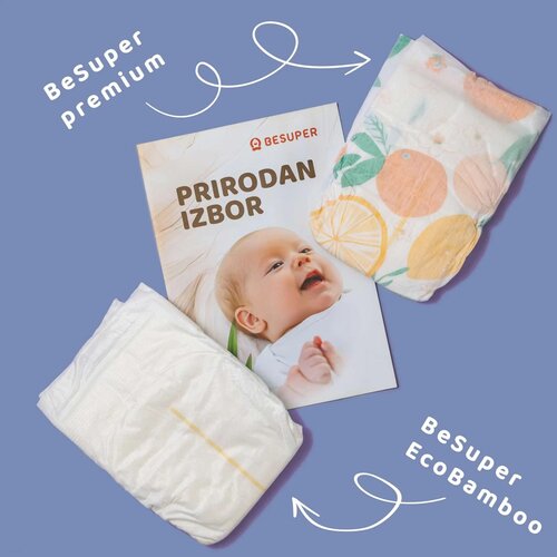 BeSuper uzorci pelene - 2 (s 3-8 kg) Slike