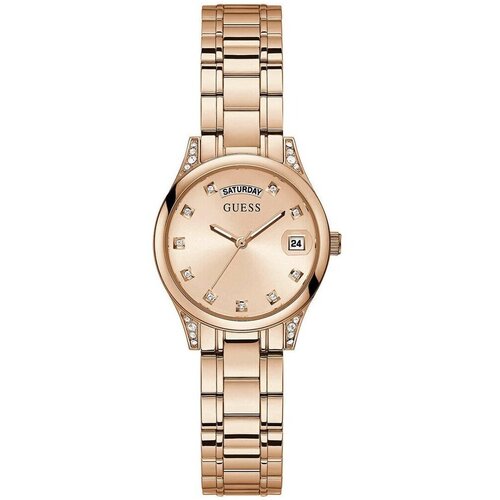 Guess Analogne ure GW0385L3 Pozlačena Slike